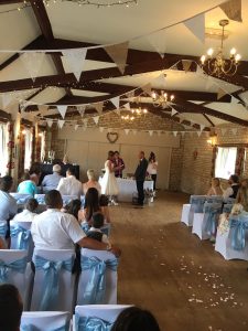 Wedding Ceremony conducted by Sue Dewing